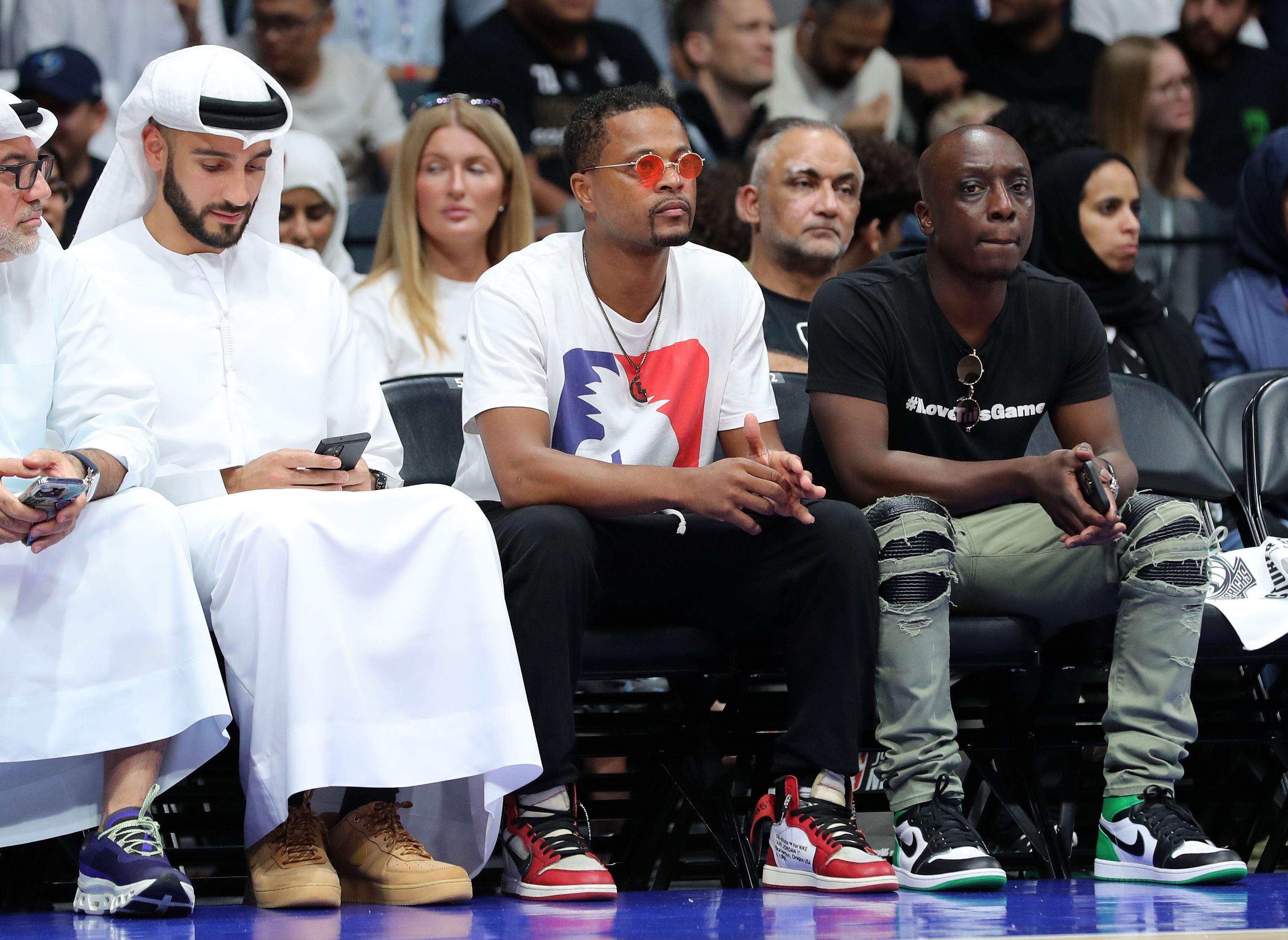 All the celebrities seen courtside during the NBA Abu Dhabi Games