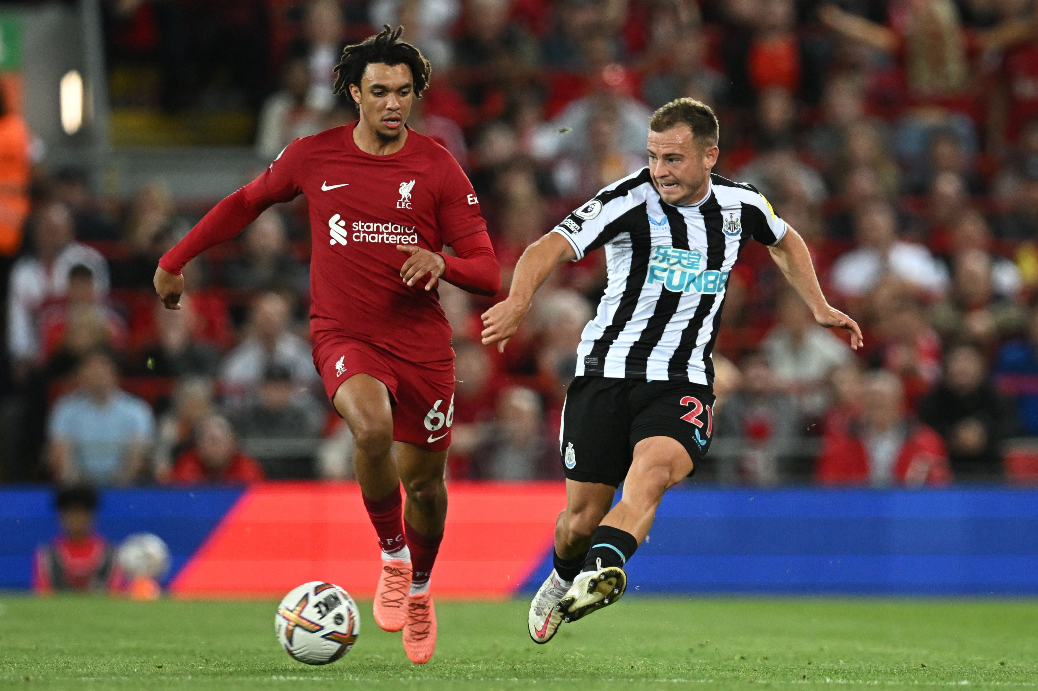 Liverpool v Newcastle player ratings: Elliott 8, Fabinho 4; Isak 8,  Joelinton 5