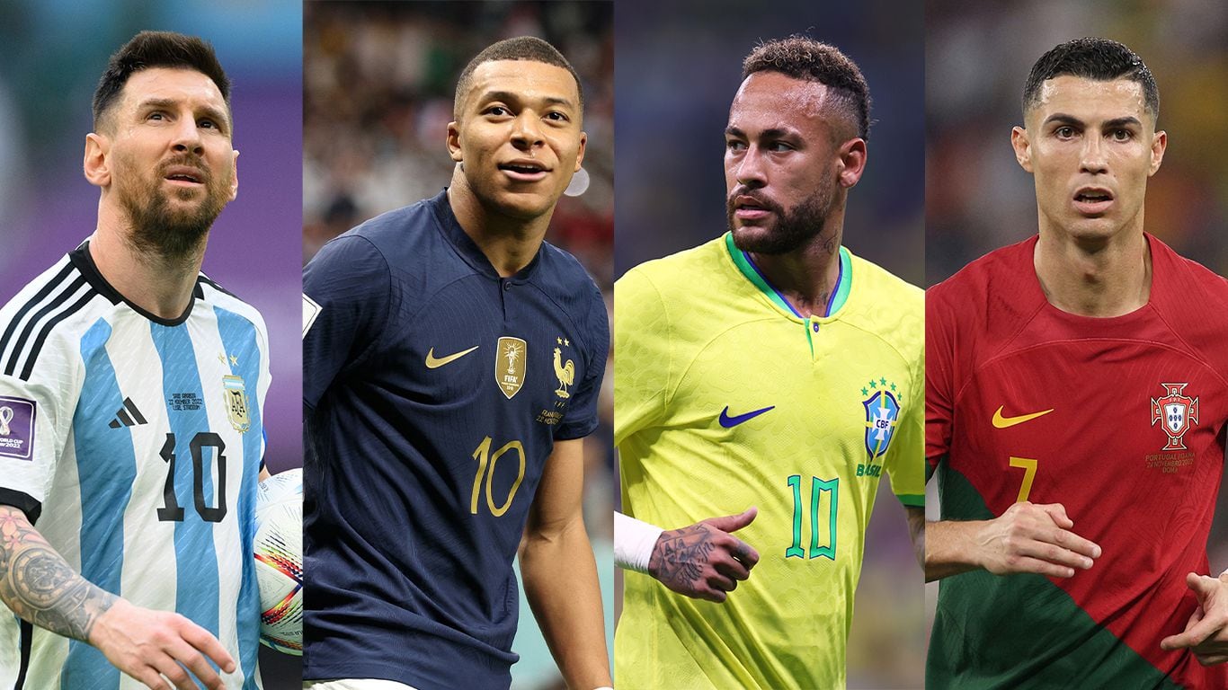 Cristiano Ronaldo, Lionel Messi and Neymar's history at the World Cup:  Goals, assists and awards as Portugal and Argentina icons set for final  tournament in Qatar while Neymar leading line for Brazil