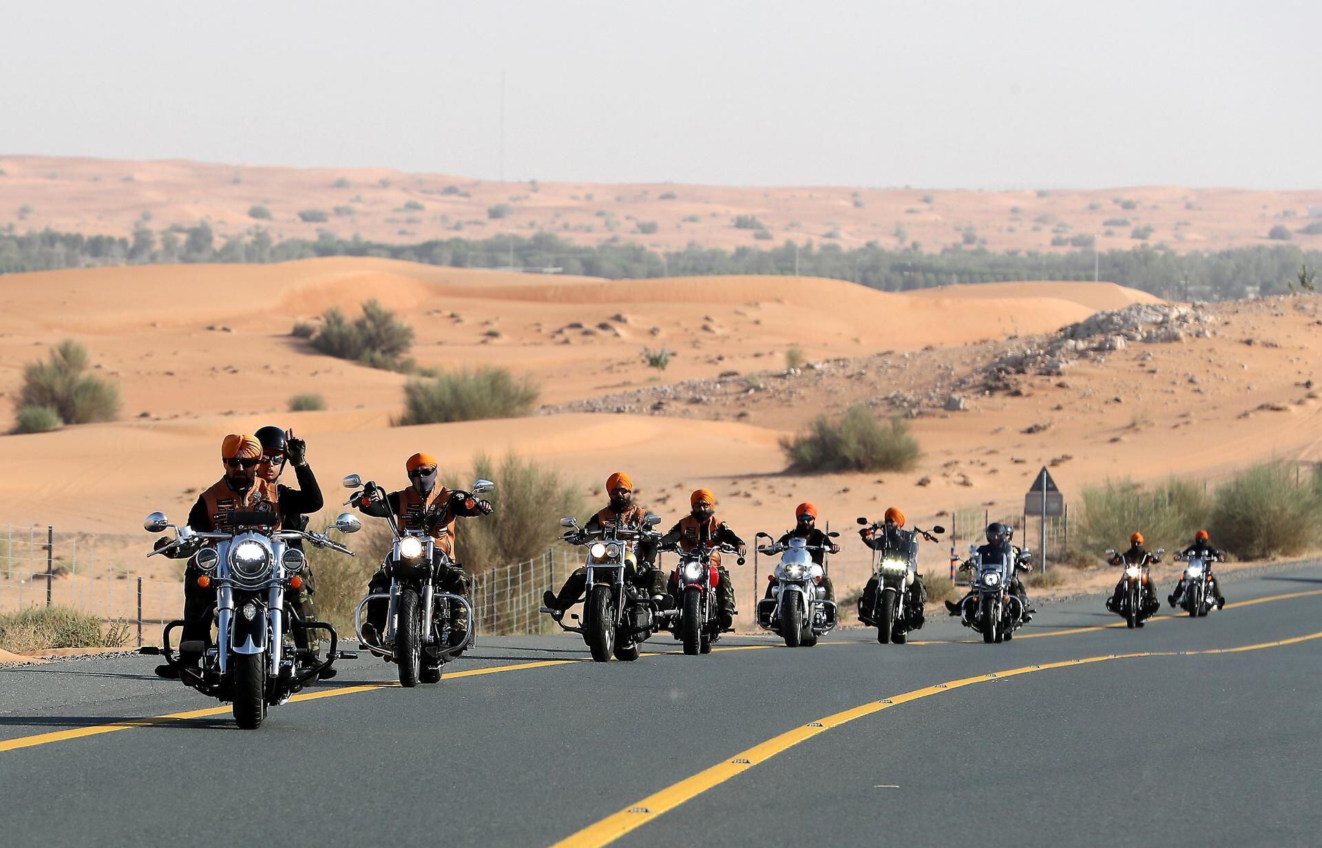 On the road with The Turbanators: Dubai's friendly group of Sikh bikers