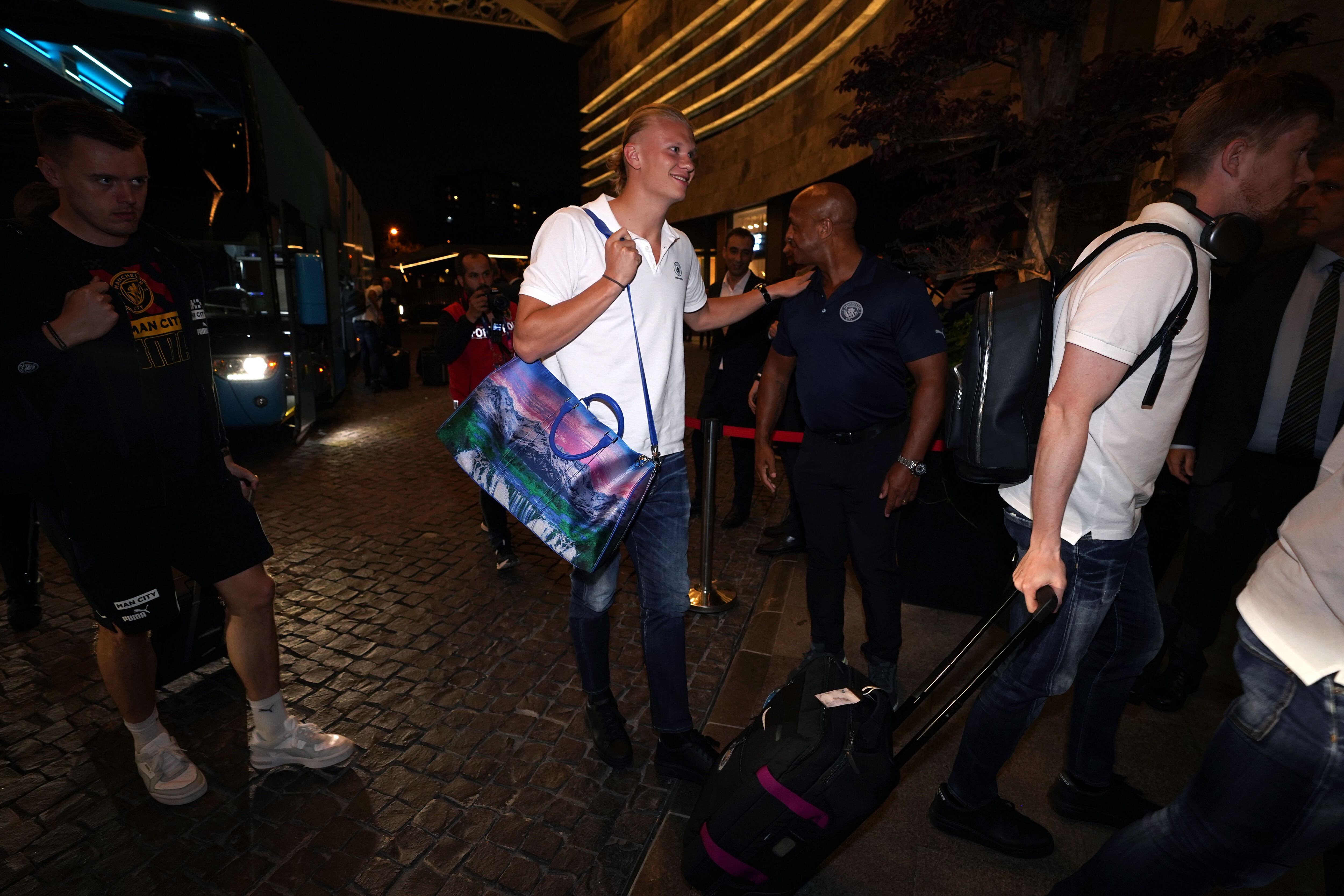 Erling Haaland's incredible Louis Vuitton travel bag that Man City