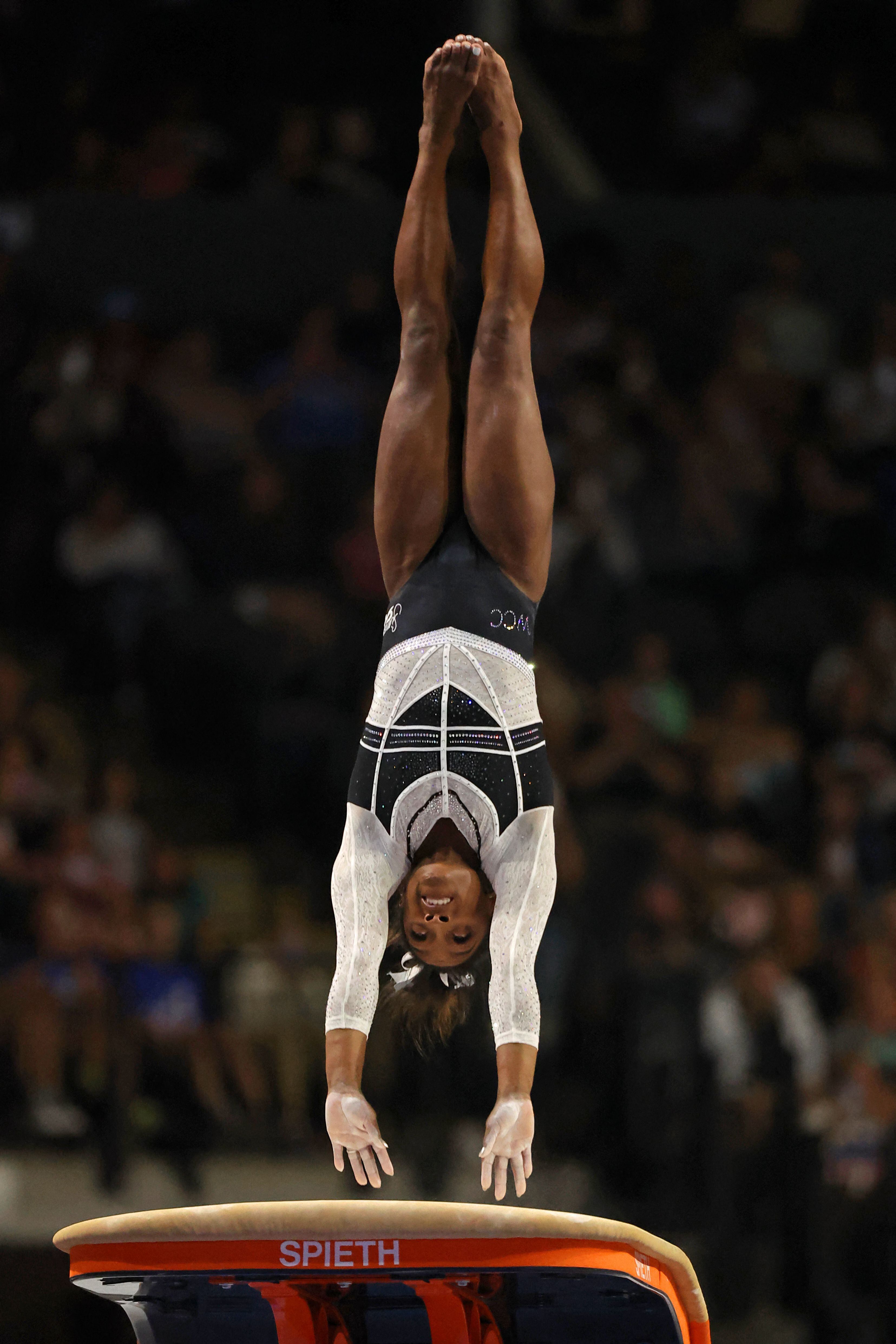 Simone Biles Leads U.S. Women's Team To Seventh-Straight Title At