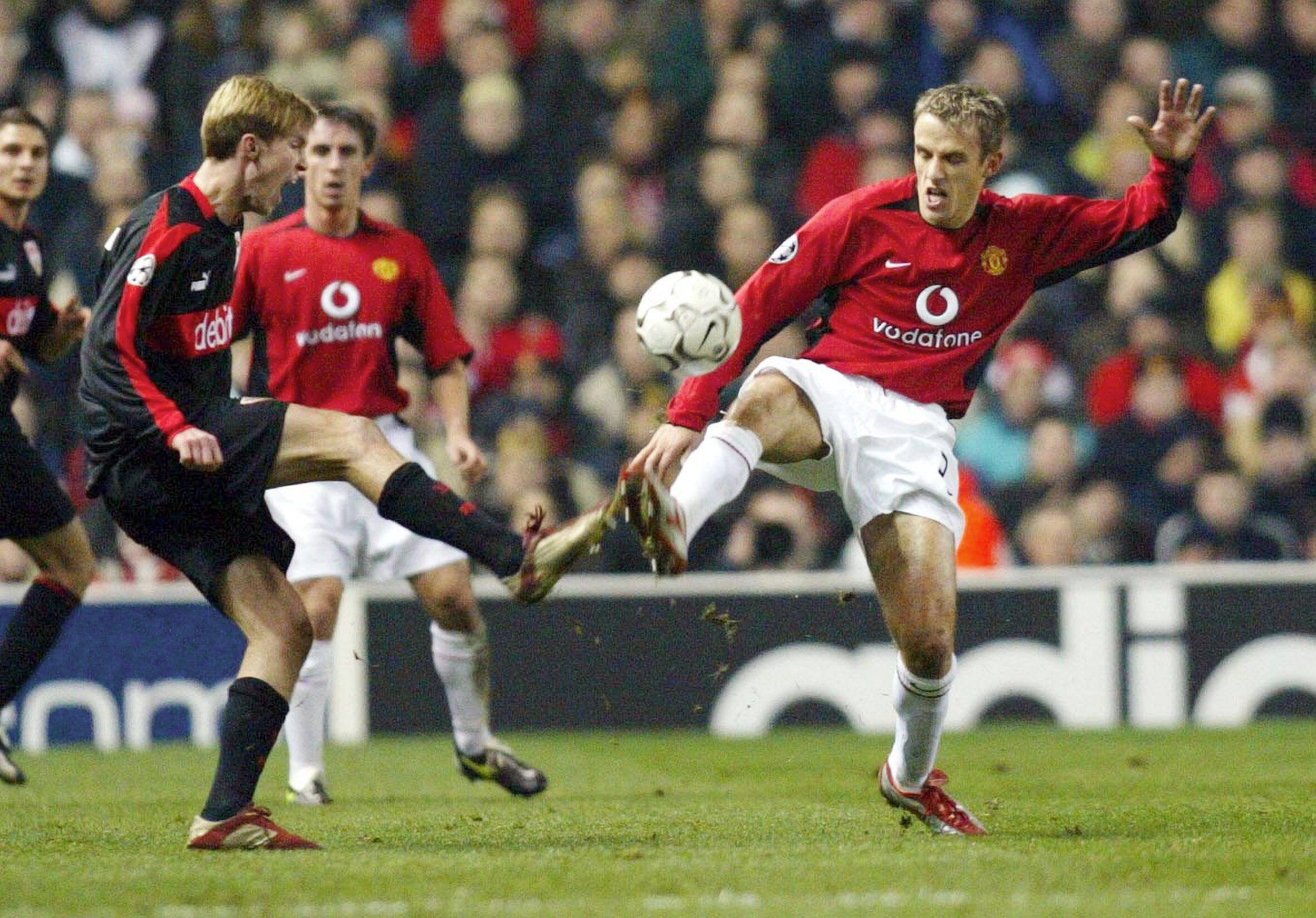 Cristiano Ronaldo's Man Utd team-mates from 2003 debut included