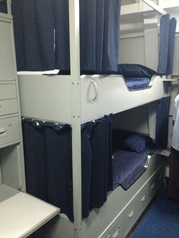 bush aircraft carrier quarters