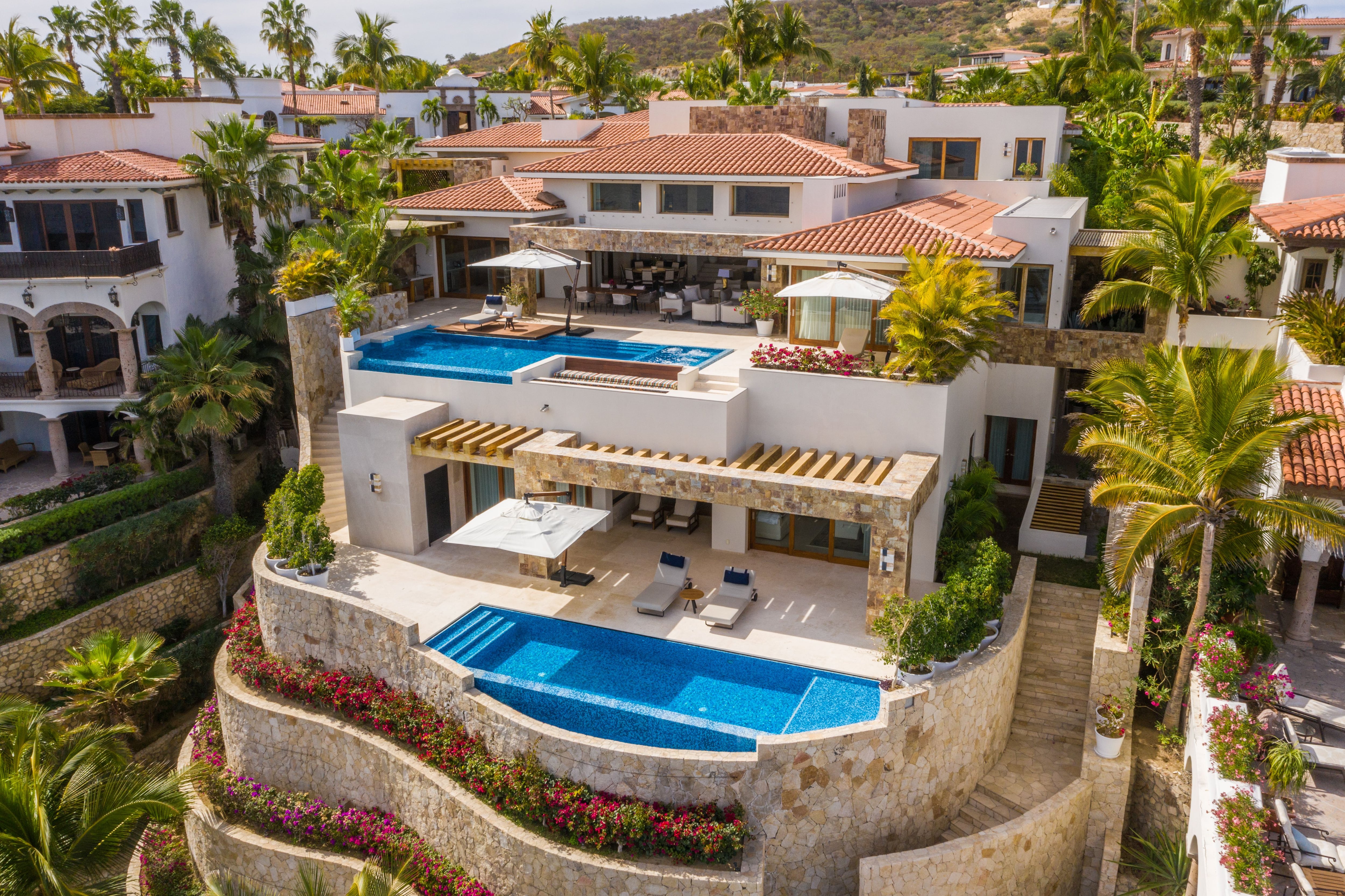 Hacienda-style Mexican mansion with elevator to the beach on the market for  $24 million