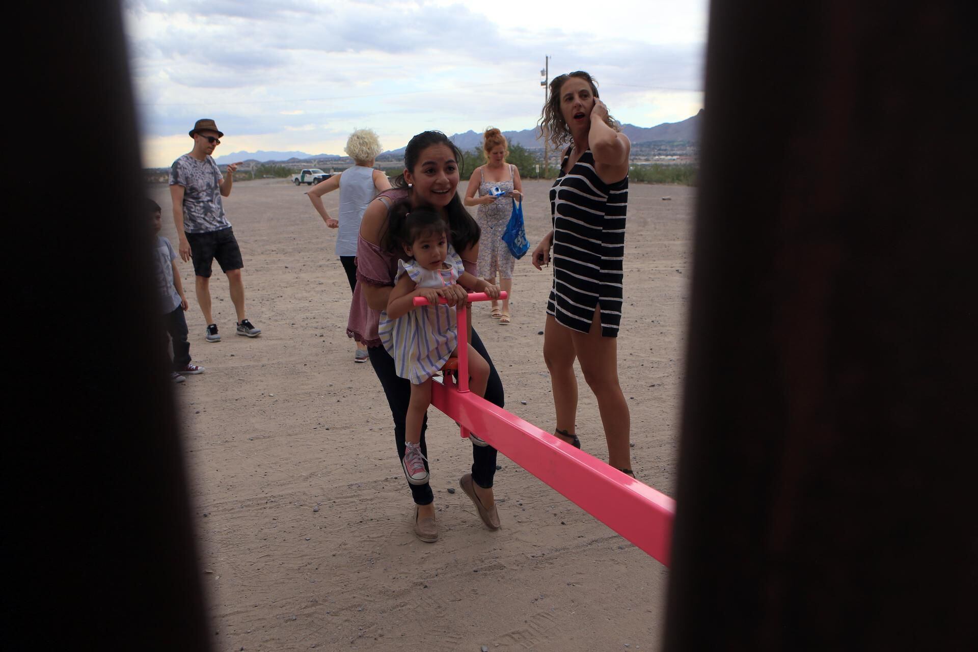 Pink seesaws across US-Mexico border named Design of the Year 2020, Design