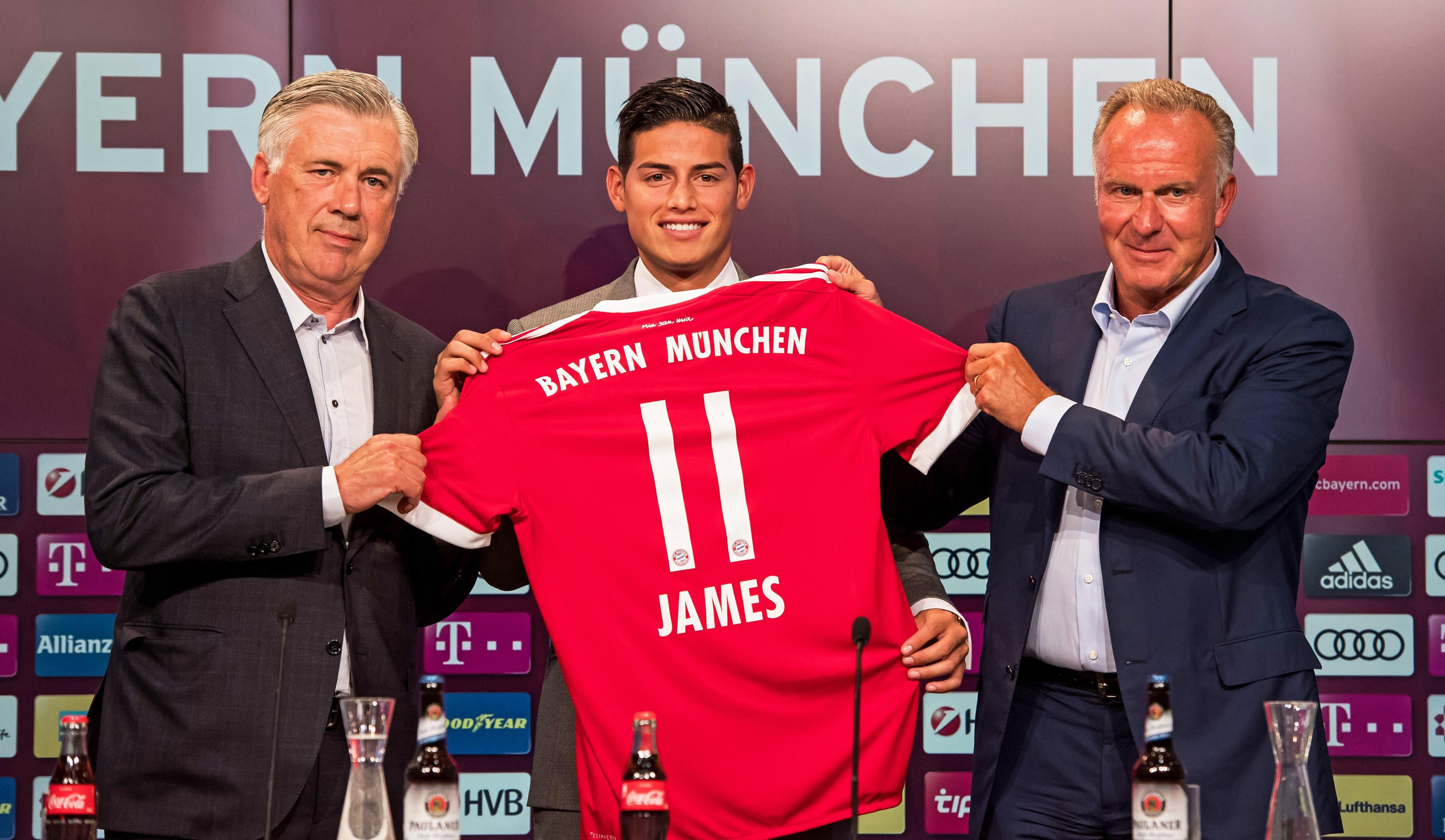 James Rodriguez joins Bayern Munich on two-year loan - Colombia