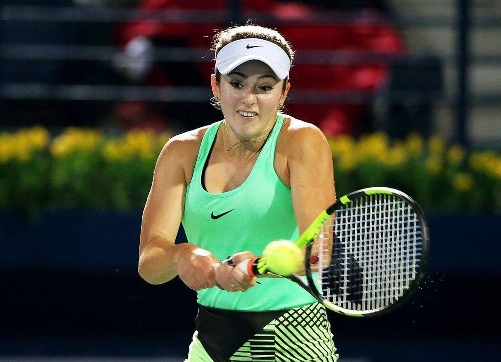 MONICA PUIG (PUR) Tennis - Dubai Tennis Championships 2017 - Dubai - WTA -  Dubai Duty Free Tennis Stadium - United Arab Emirates - 2017