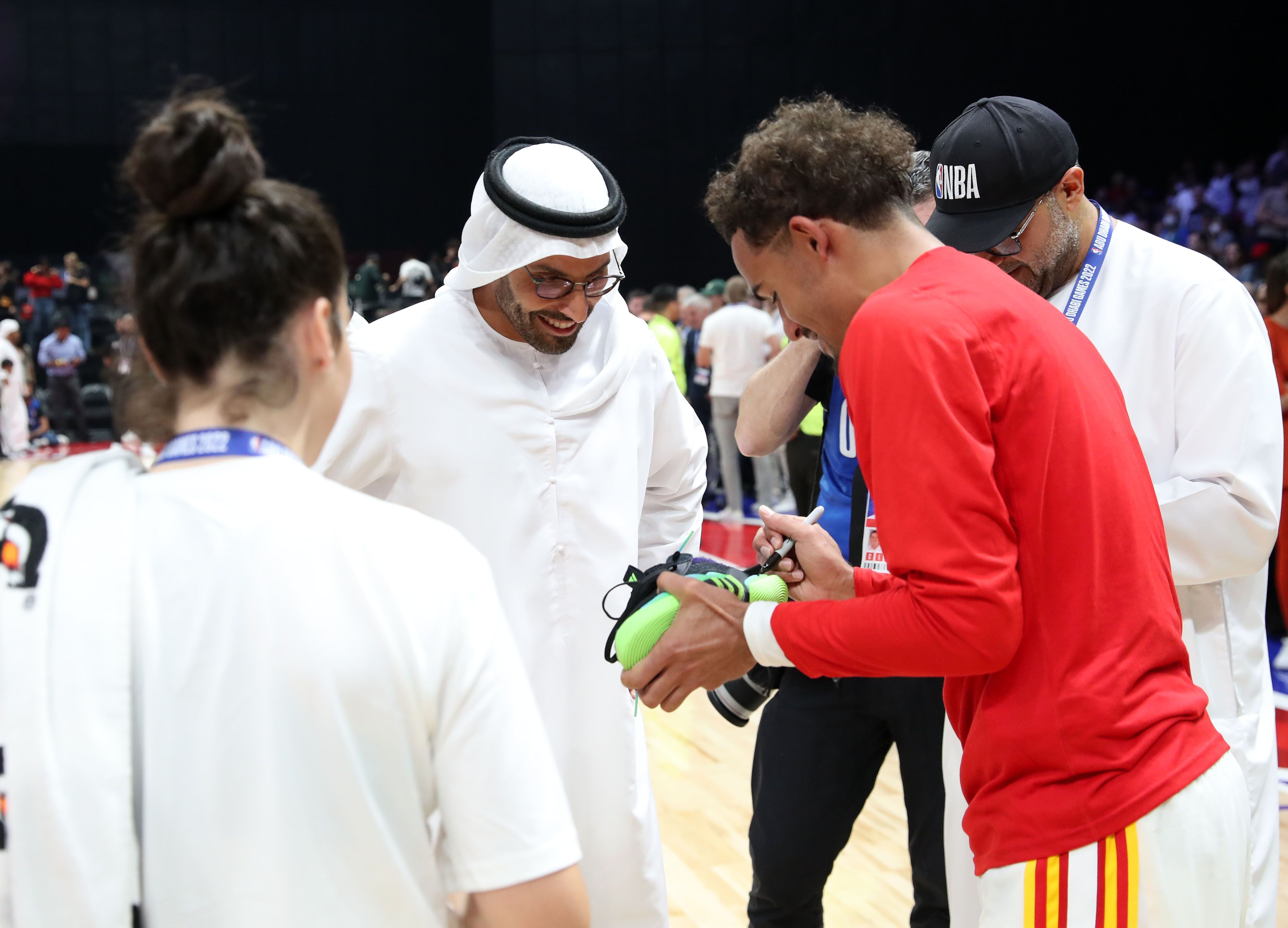 Martin Lawrence, Maya Diab, Ranveer Singh, Steve Harvey, Shaquille O'Neal  attend first NBA Games in UAE