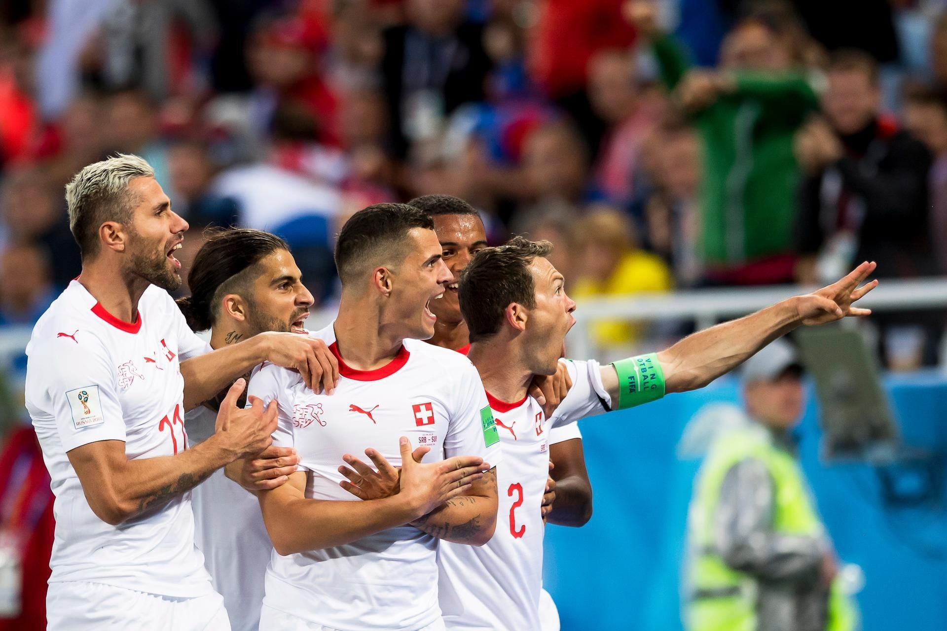 Switzerland's Shaqiri and Xhaka, Kosovo and an eagle celebration against  Serbia - The Athletic