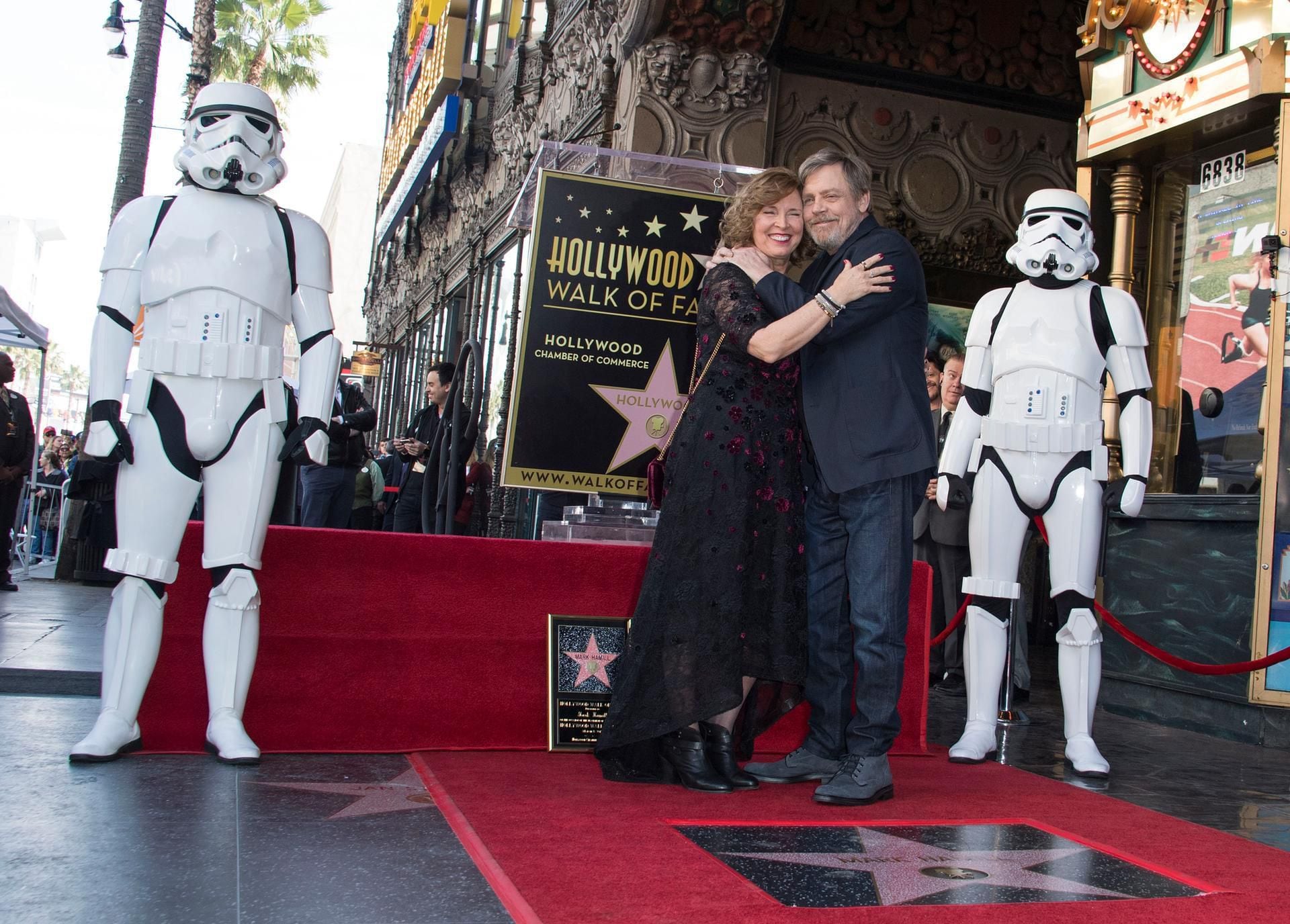 Mark Hamill bags Hollywood star, with no wars required