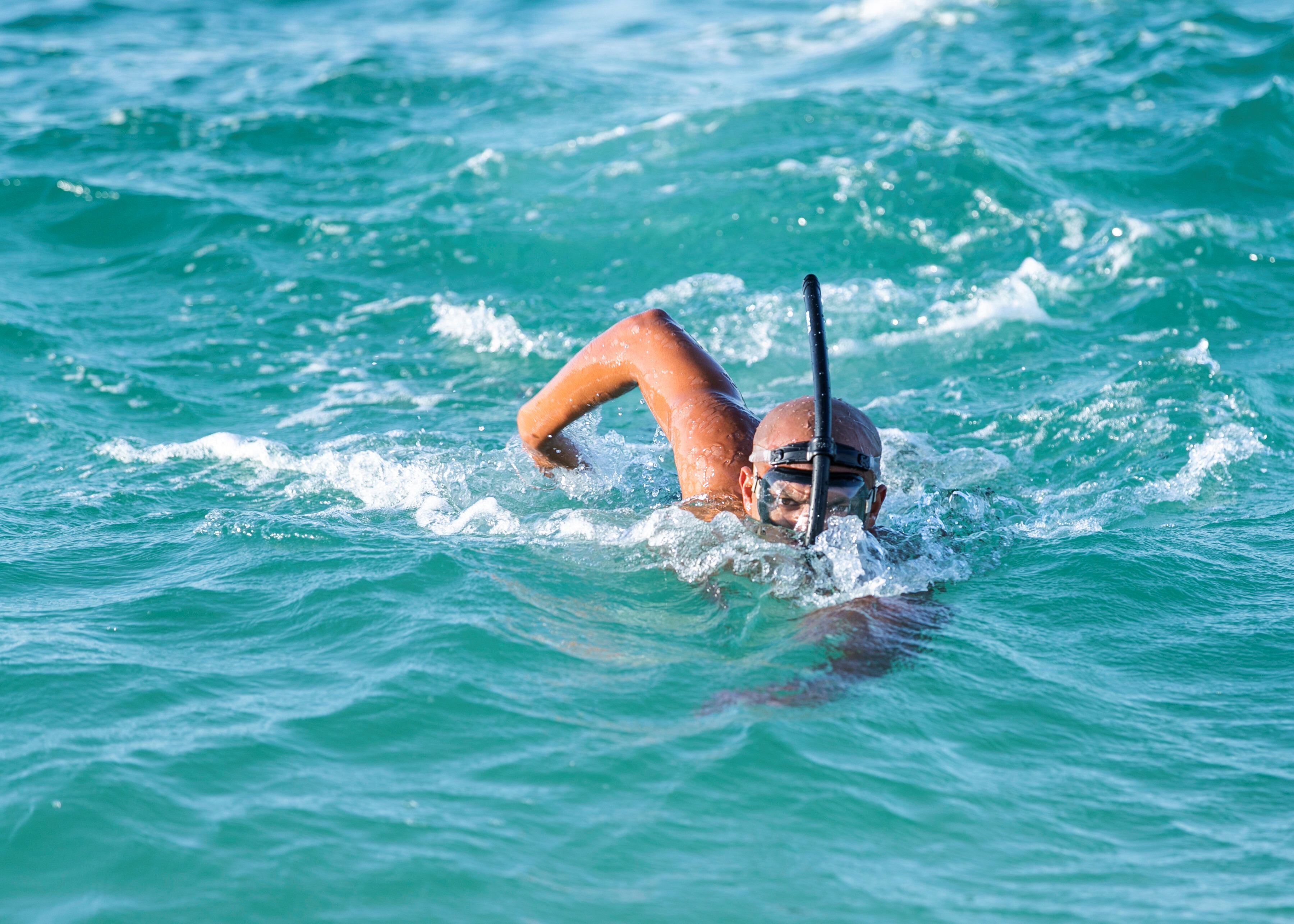 Lebanese Swimmer Ihab Chibani Just Won 1st Place At The Open Water