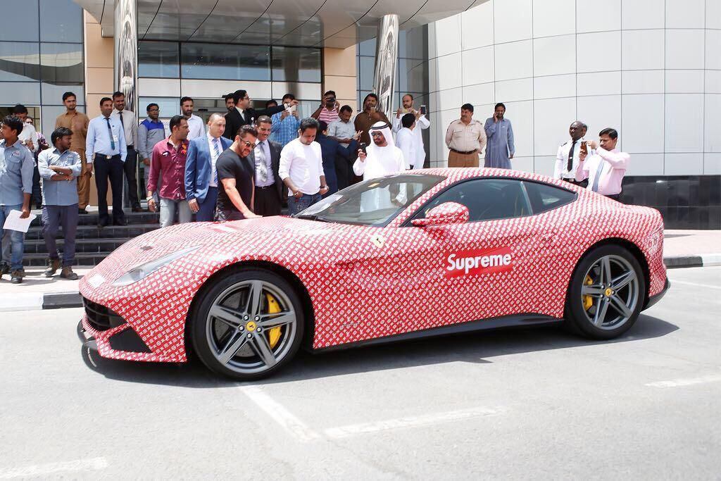 Ferrari F12 Berlinetta in Louis Vuitton Wrapping for Sale on