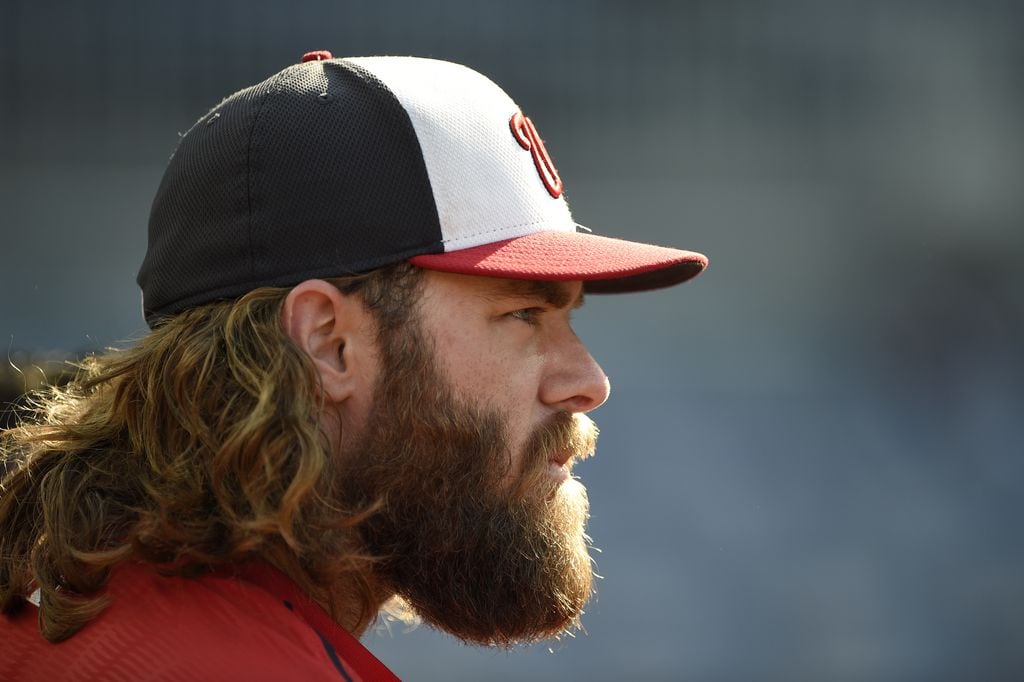Nothing weird about having a beard if you are a Major League Baseball player