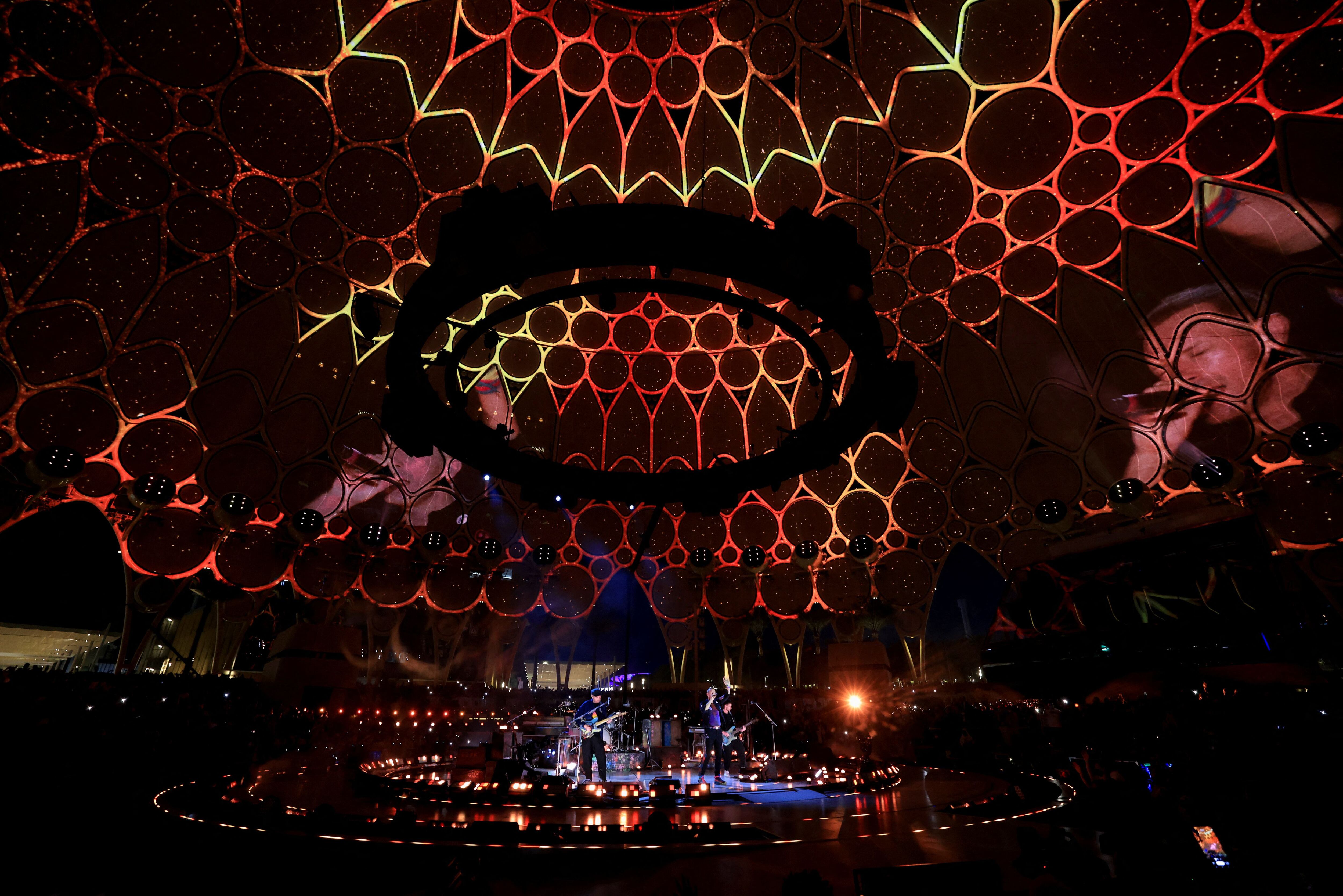 Coldplay at Expo 2020 Dubai review: a sky full of stars, rainbows