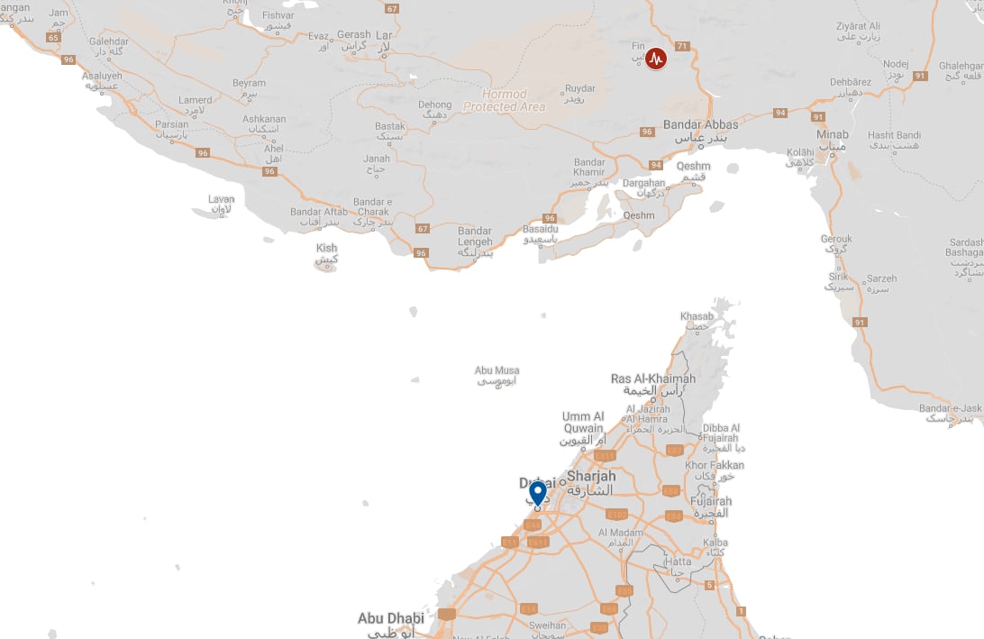 Dubai and Abu Dhabi feel 6.7 earthquake in Iran