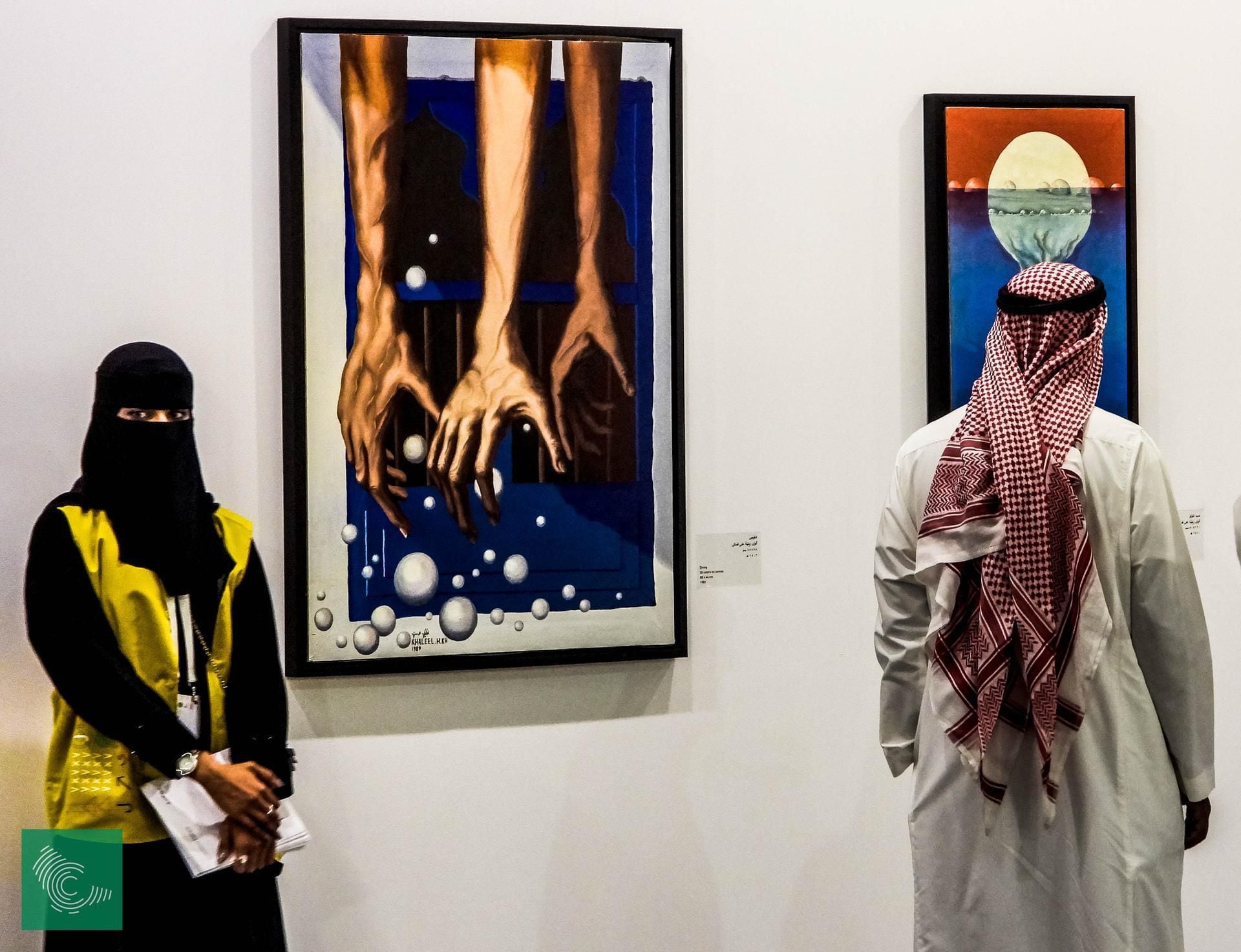 Saudi art scene Huge exhibition Misk Art opens in Riyadh in pictures