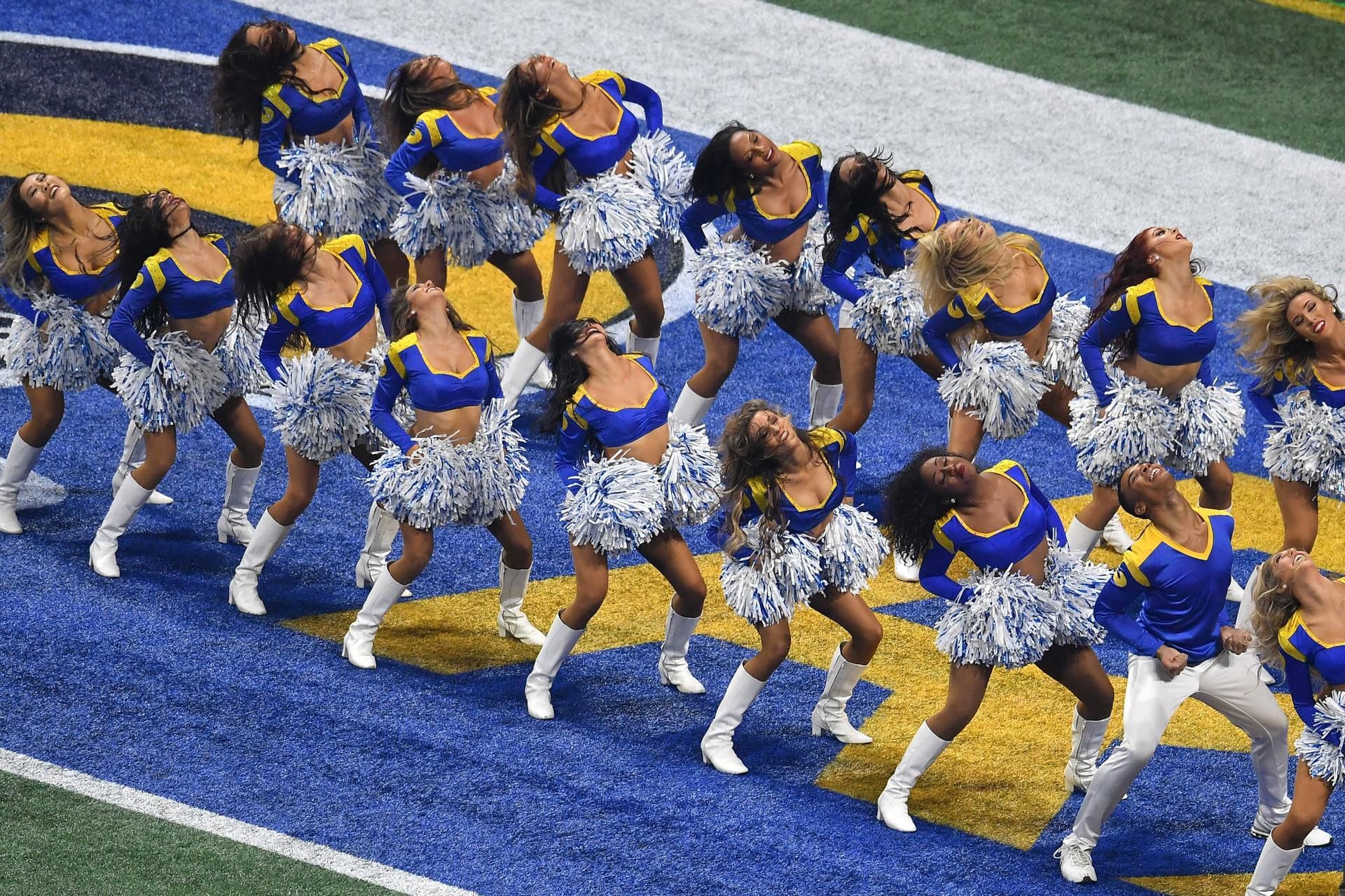 Rams' male cheerleaders make Super Bowl history as first ever to perform  during championship game