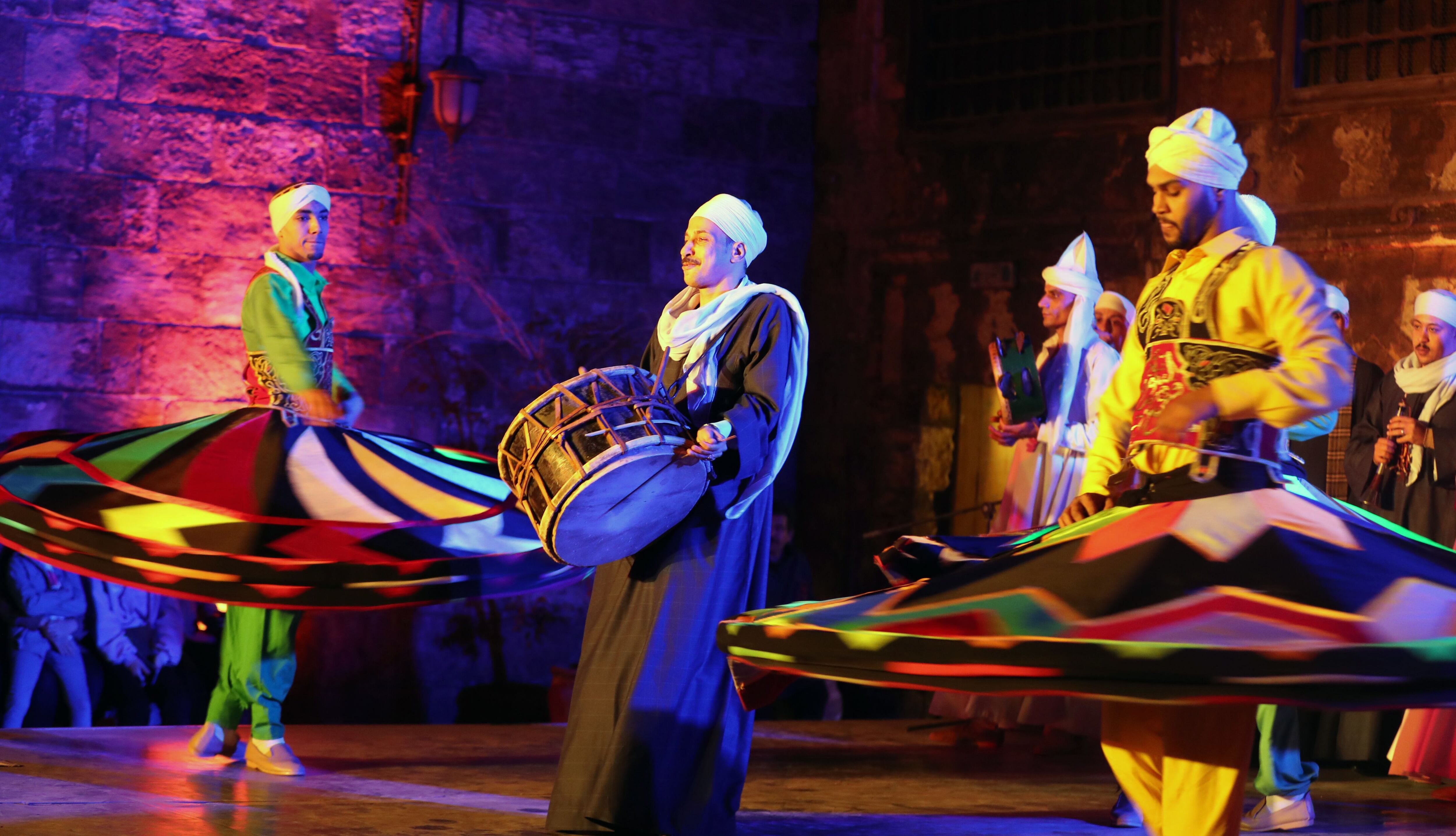 Tanoura Dance Troupe perform in Cairo - in pictures