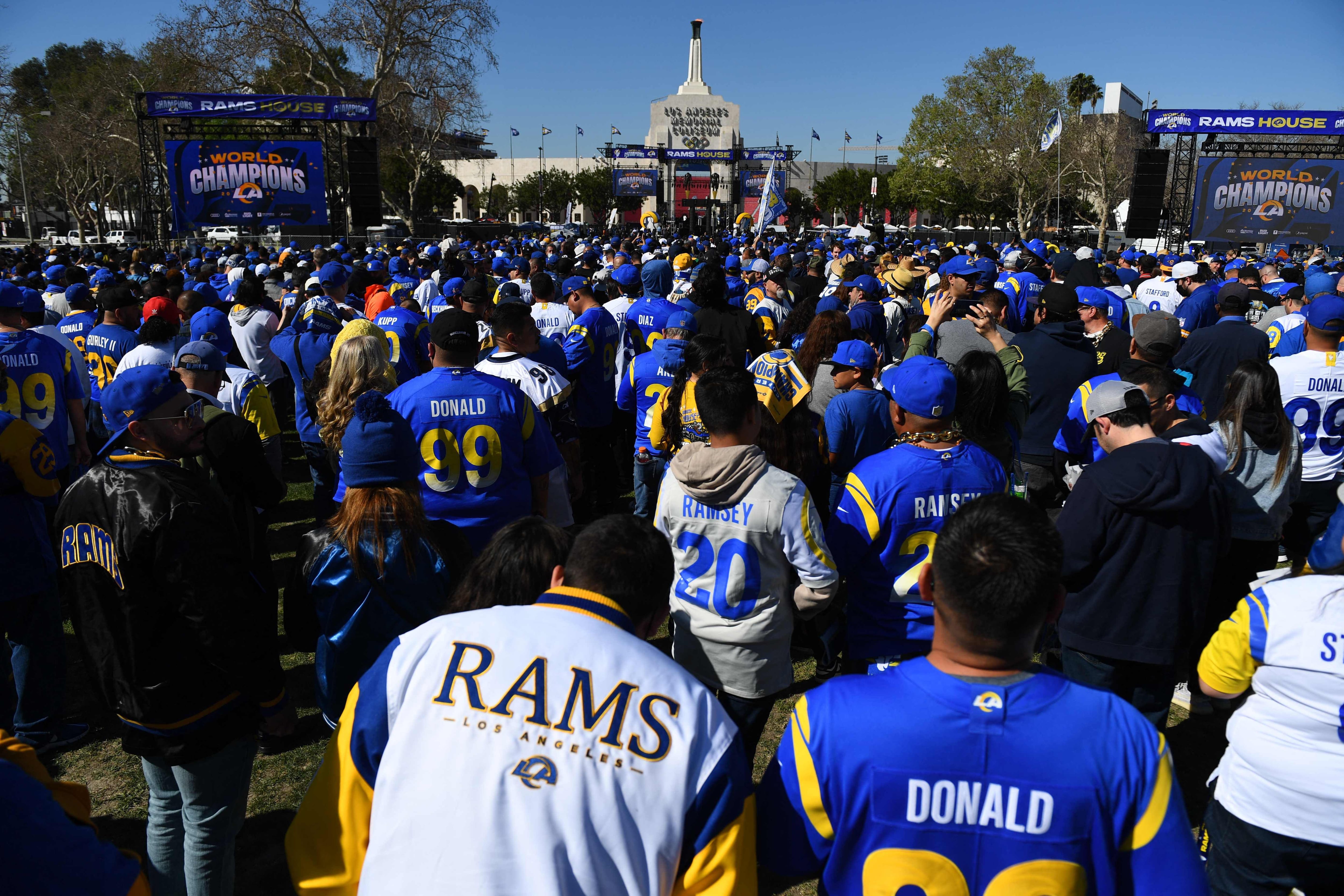 LA Celebrates the Super Bowl Champion Rams With a Victory Parade