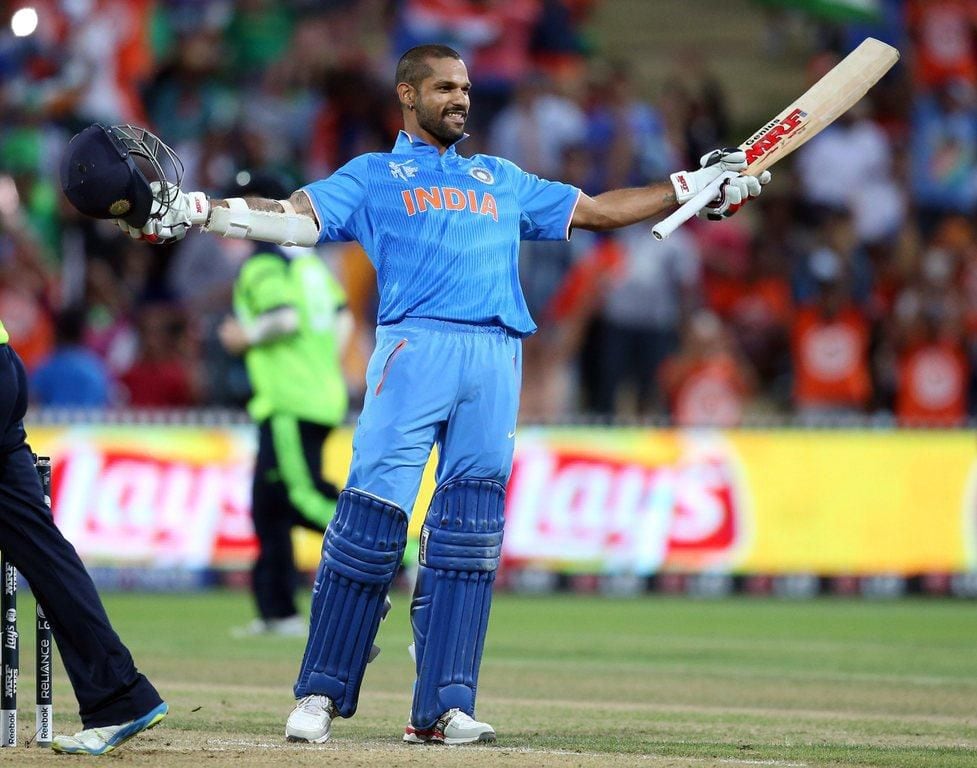 Cricket World Cup 2015: Shikhar Dhawan century for India