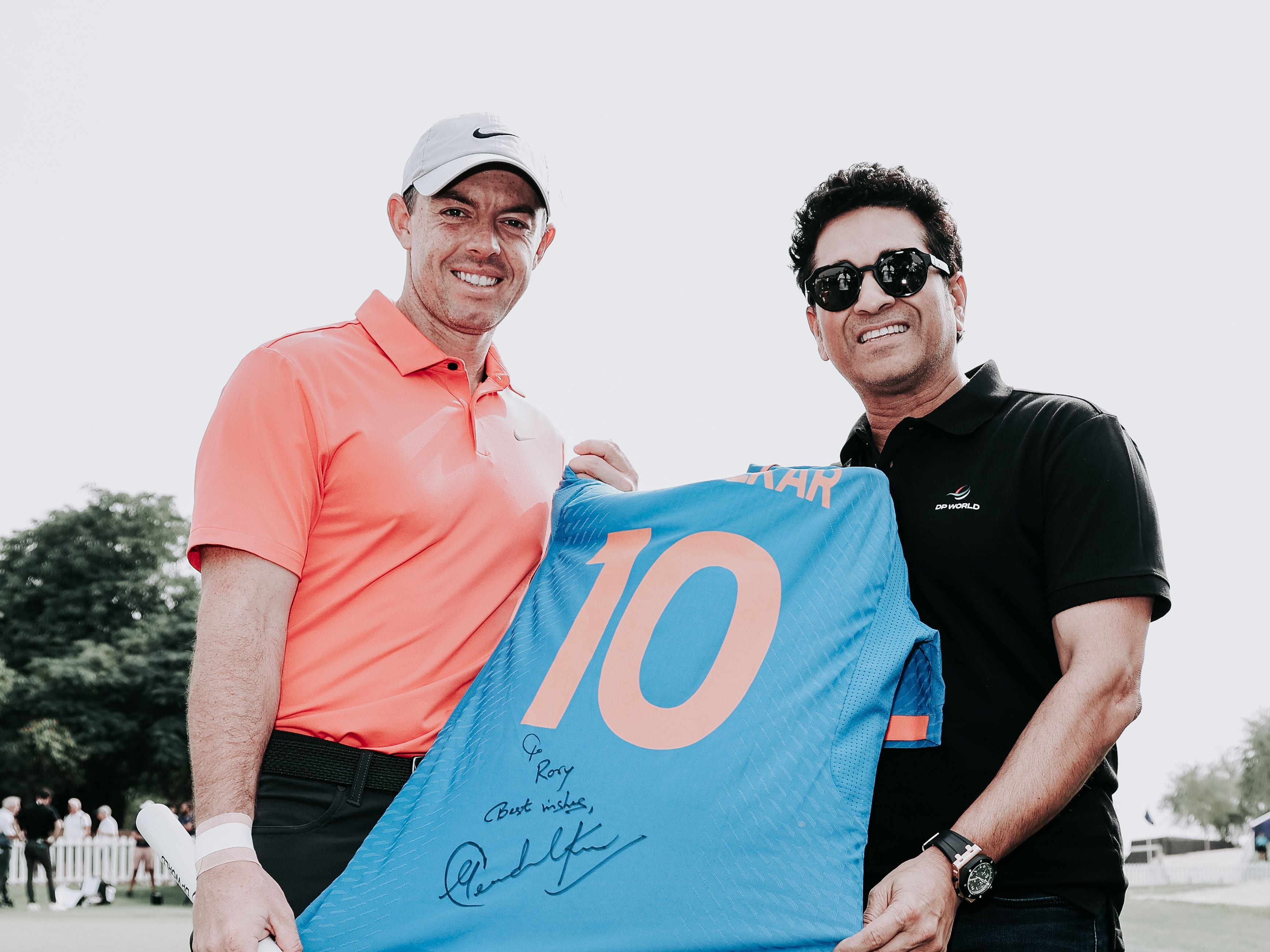 India cricket legend Sachin Tendulkar visits DP World Tour Championship -  in pictures | The National