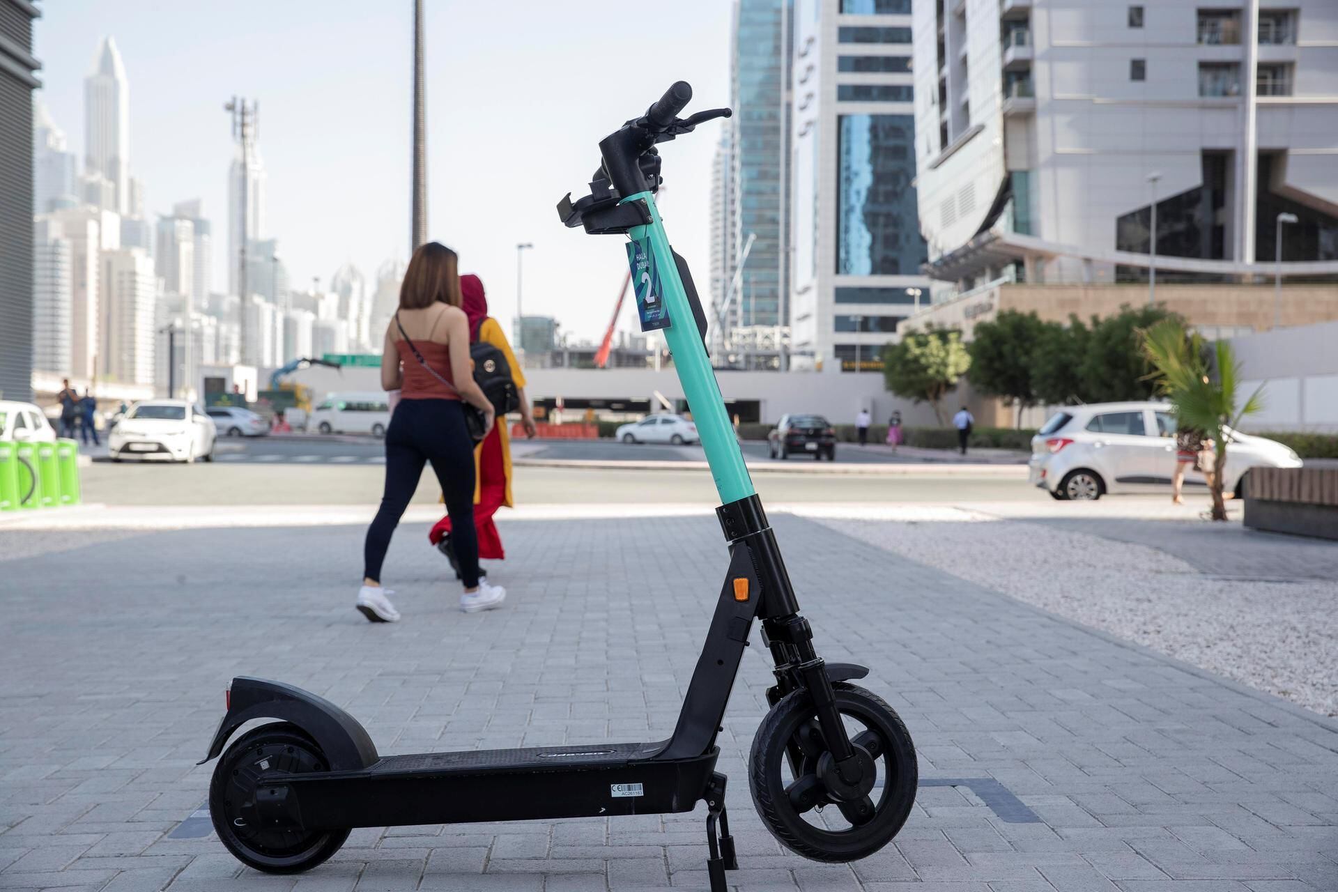 E Scooters Available For Hire In Dubai For 50 Fils Per Minute