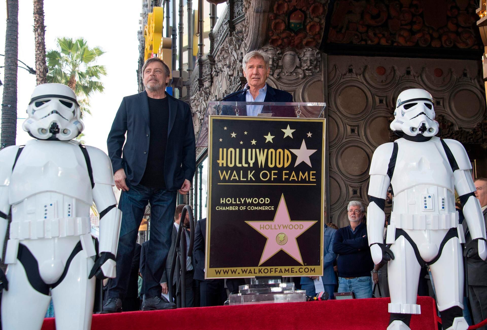 Mark Hamill bags Hollywood star, with no wars required