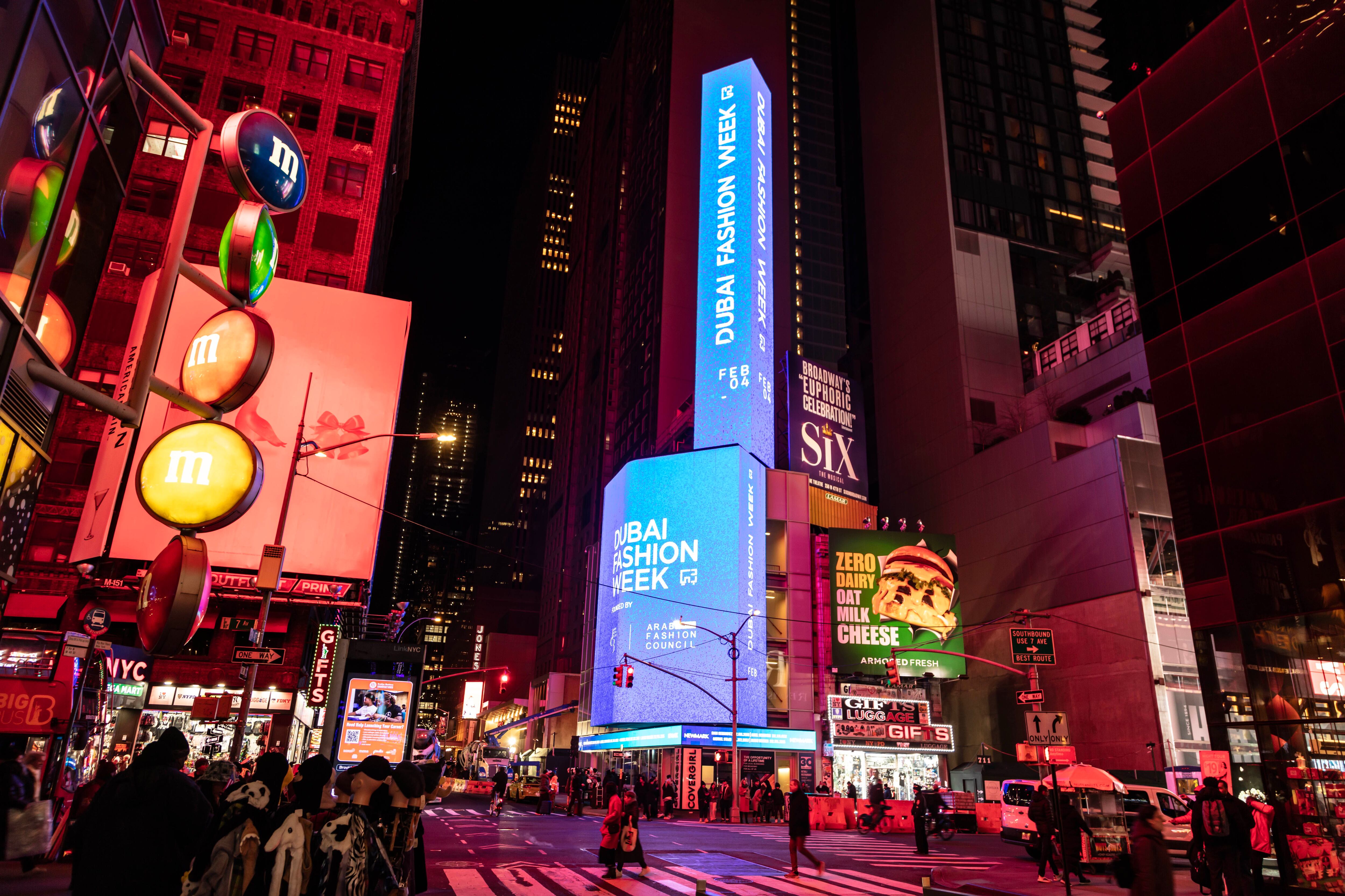 Dubai Fashion Week takes to Times Square as it leapfrogs New