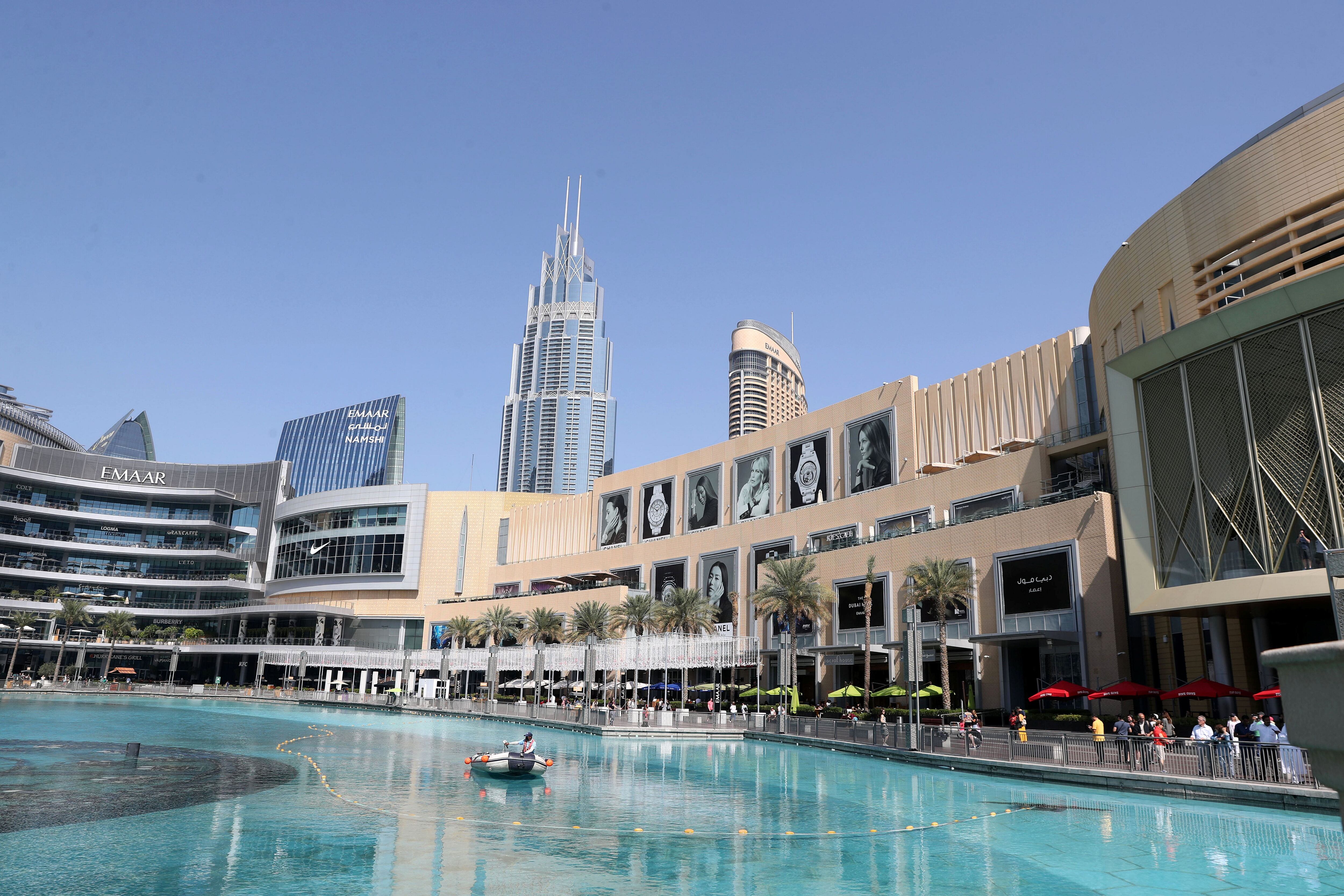 Exterior of Dubai Mall Fashion Avenue , Downtown Dubai, United Arab  Emirates