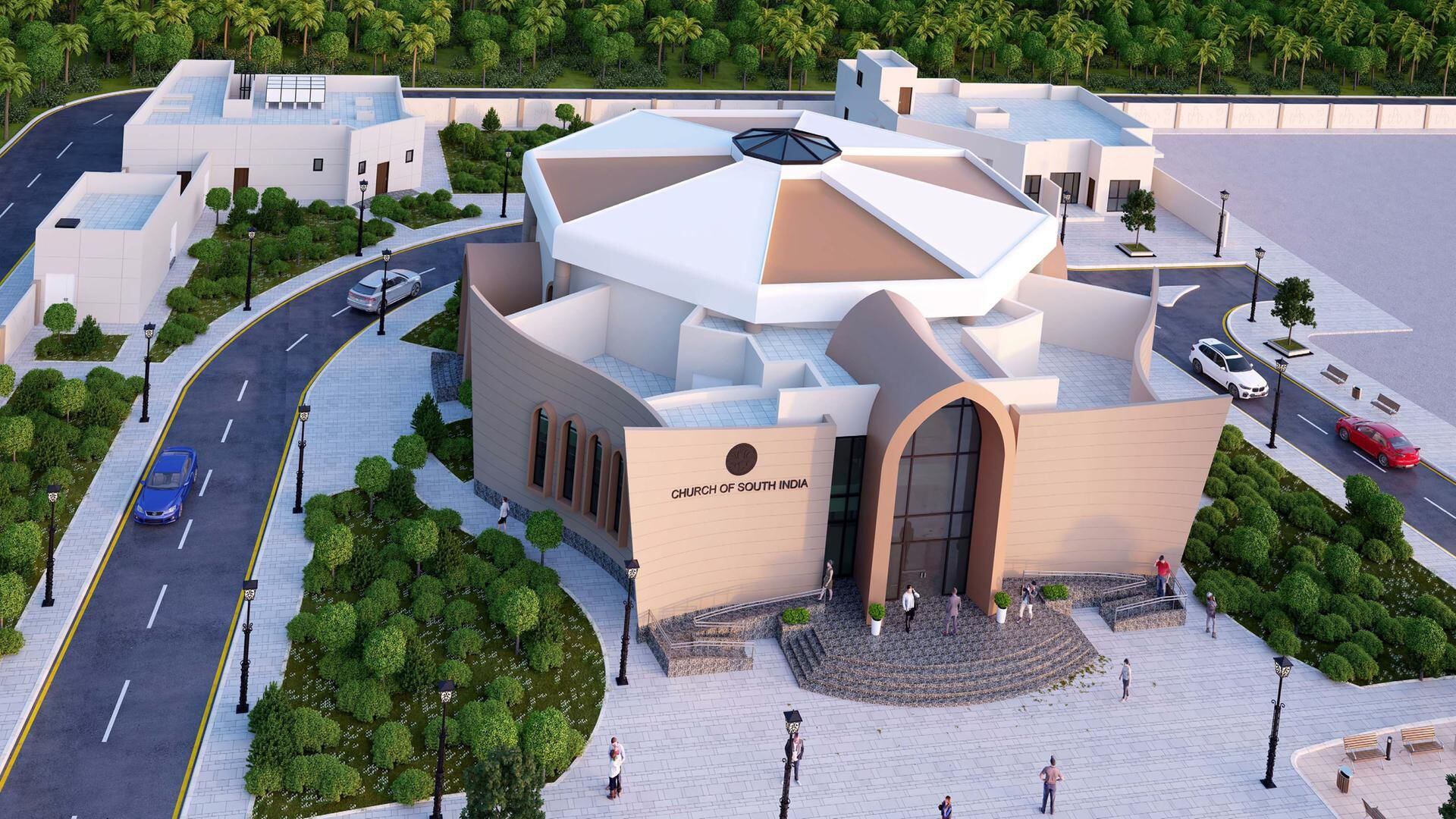 Construction of Abu Dhabi's new Church of South India begins