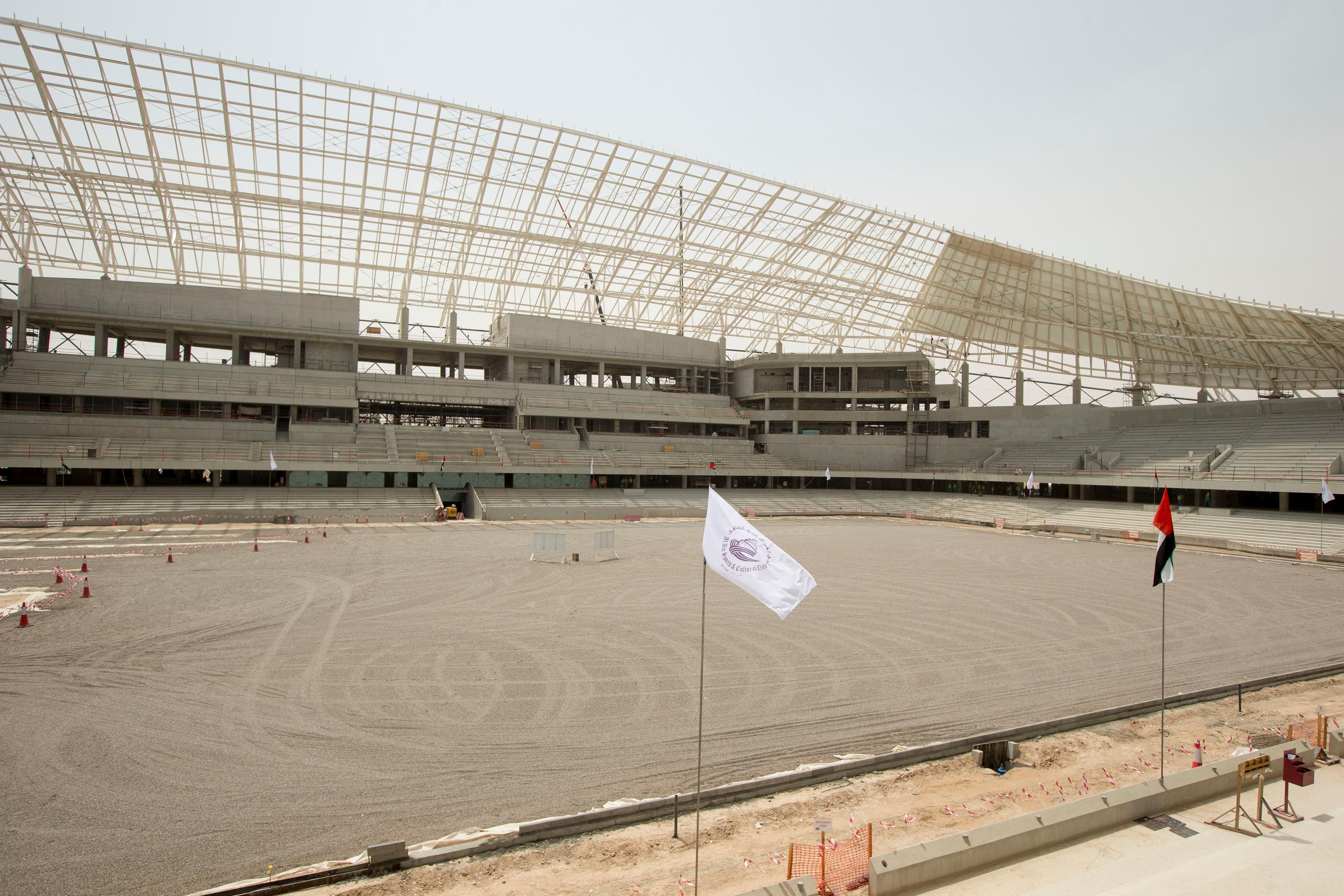 In Pictures Al Ain S Hazza Bin Zayed Stadium Nears Completion