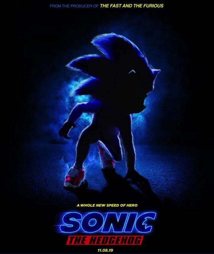 Sonic The Hedgehog 2 Movie Film Poster