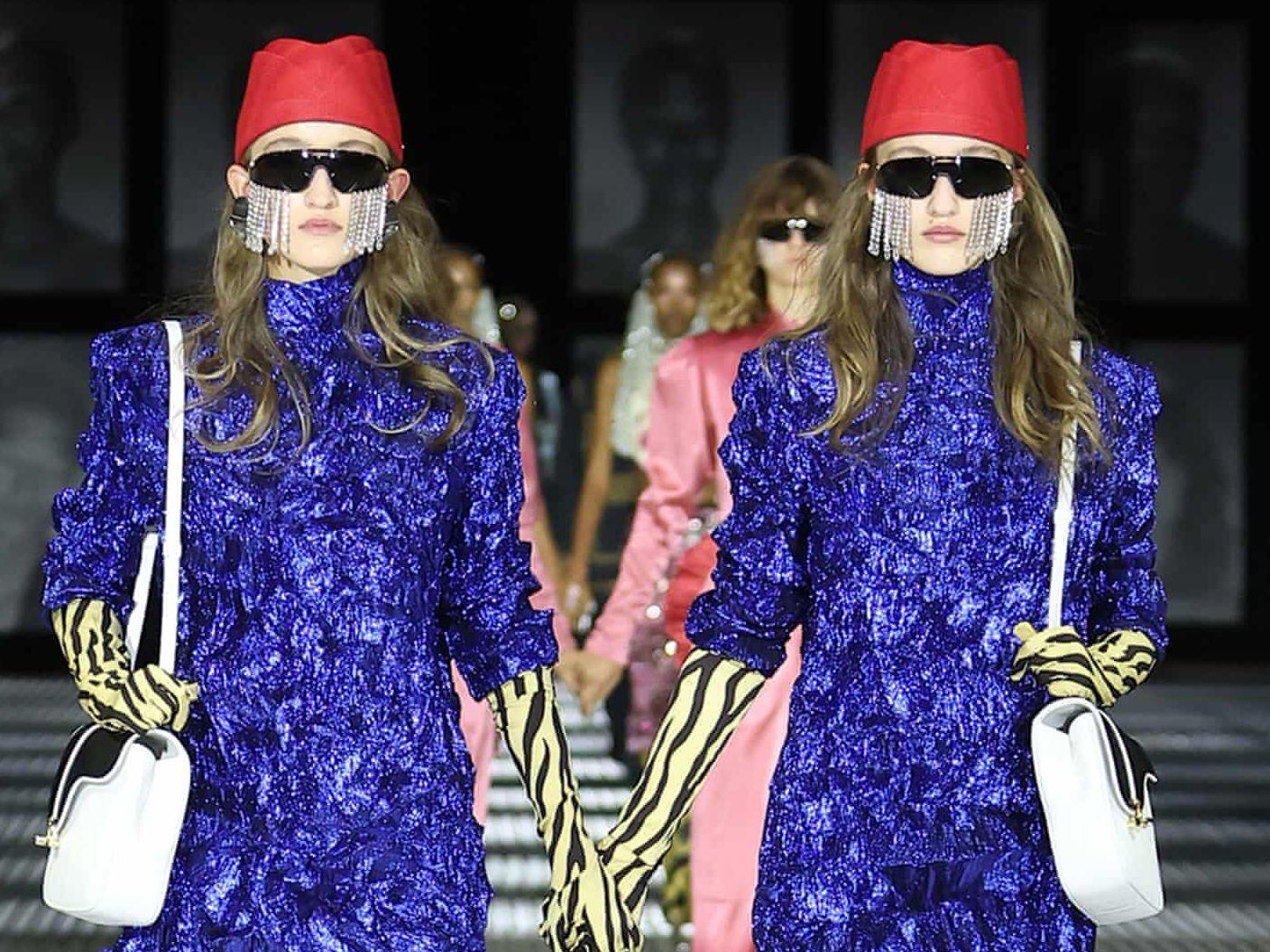 Gucci sends 68 sets of twins down a double runway to steal the