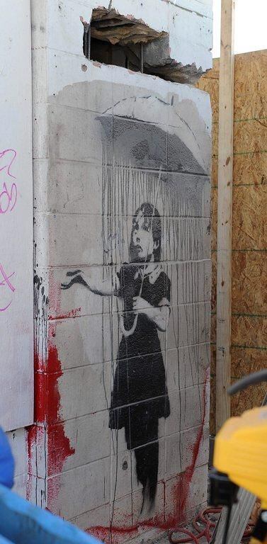 Was someone trying to steal famous Banksy in New Orleans