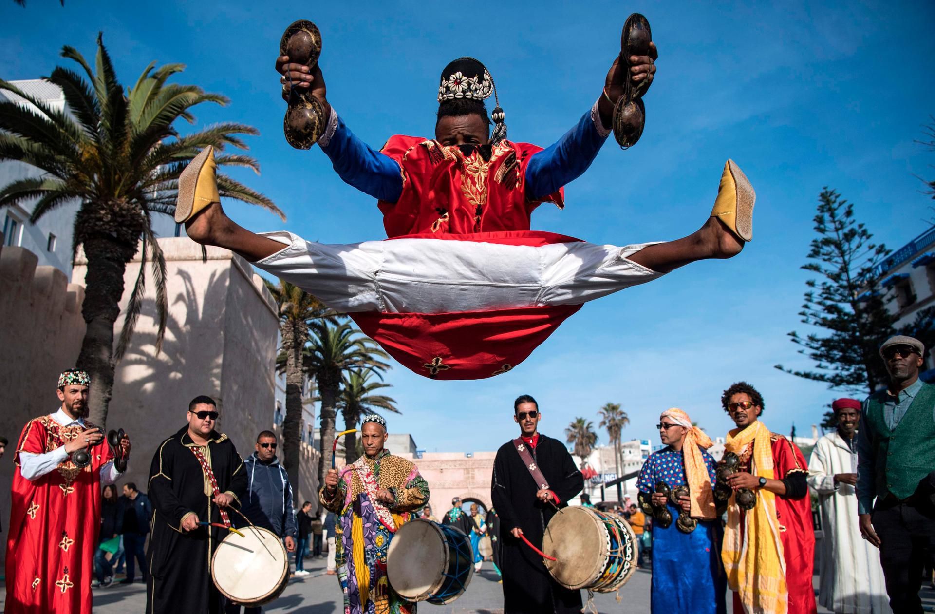 With colour and drums, Morocco's Gnawa artists celebrate Unesco designation