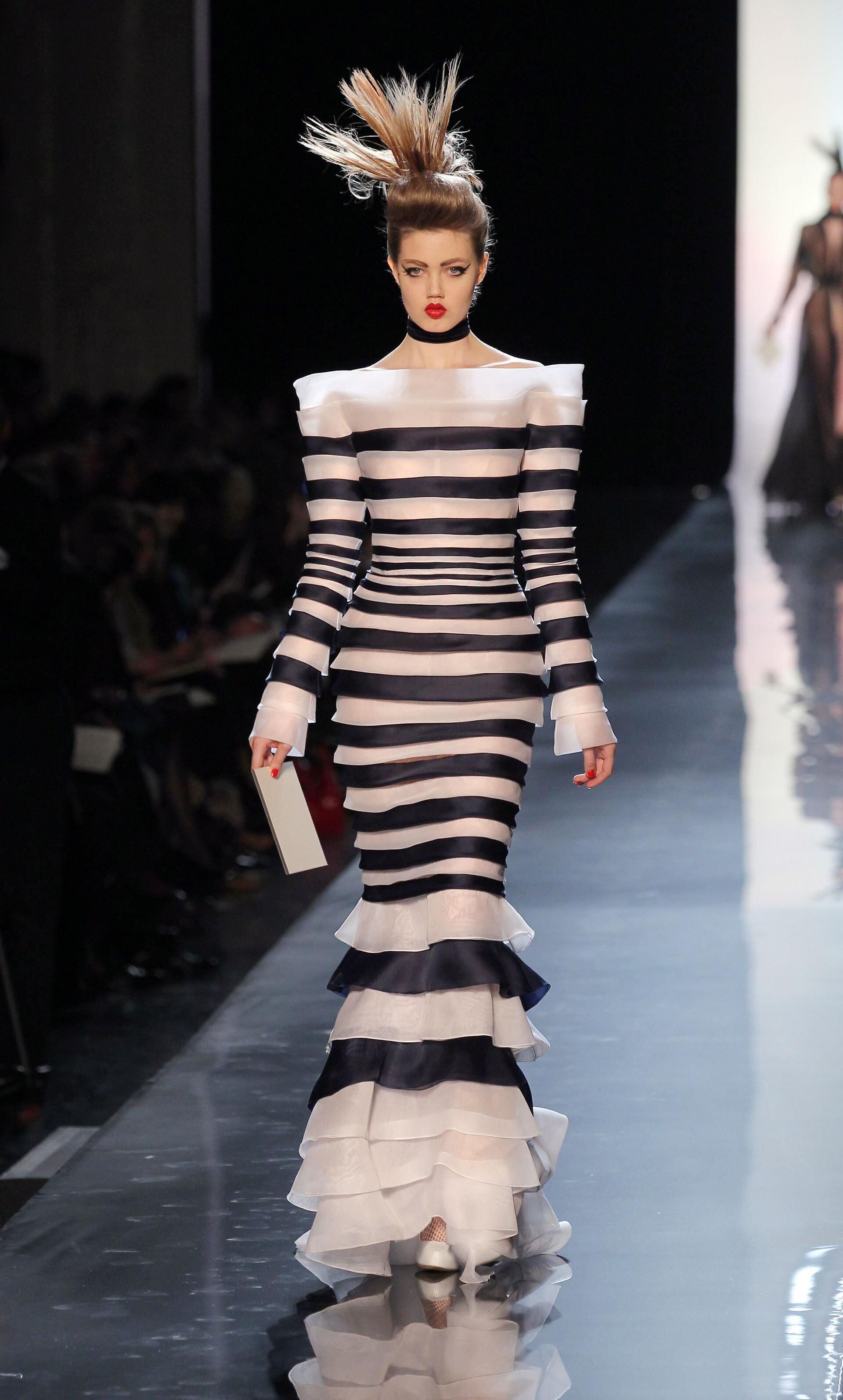 Fashion designer Jean Paul Gaultier bids farewell to the catwalk